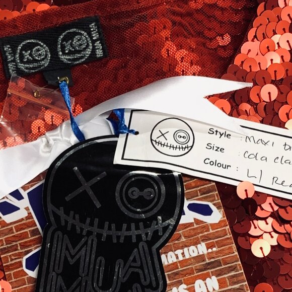 - NEW MuaMua Coco Cola Dress BX9 - Picture 5 of 6